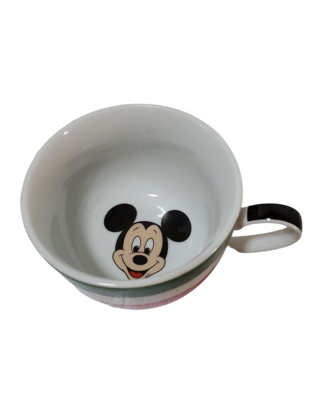Mickey Mouse Ceramic Mug Coco Cup 14 oz Capacity White Green Red by MLB Group